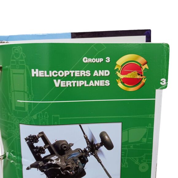 1998 Aircraft of World The Complete Guide Book Binder Helicopter Warplane 3 & 4 - Picture 5 of 15